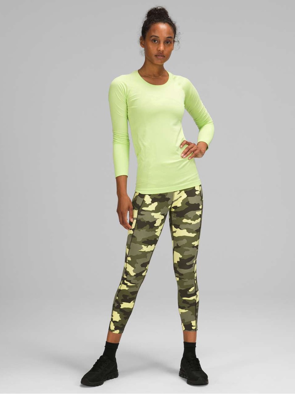 Lululemon Fast and Free High Rise Crop Tight